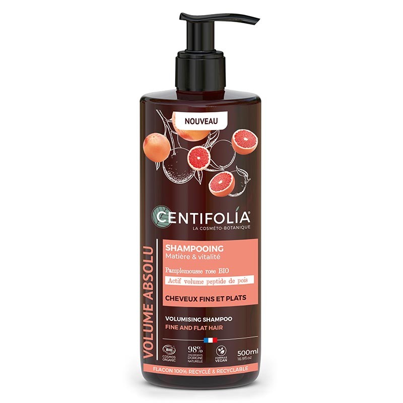 SHAMPOING VOLUME POUR CHEVEUX FINS & PLATS 500ml Symbiose